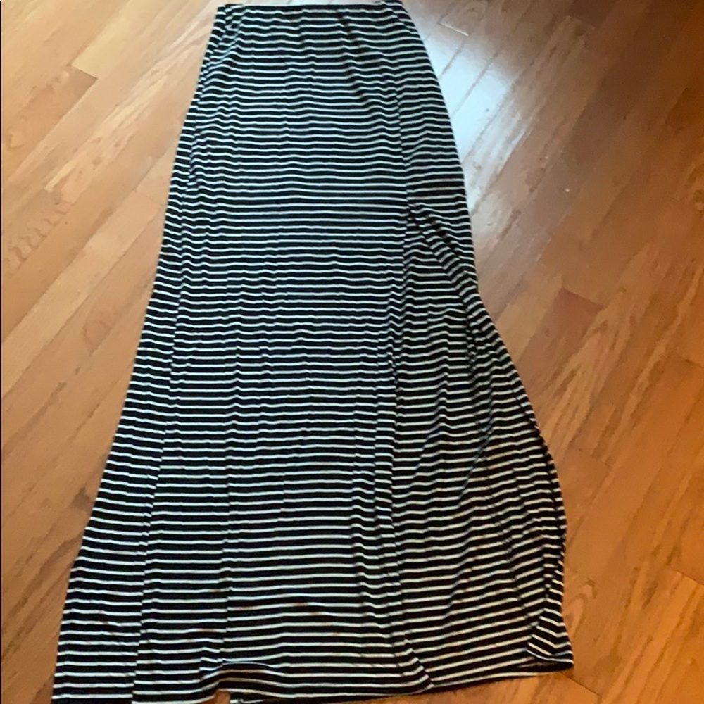 Black and white skirt